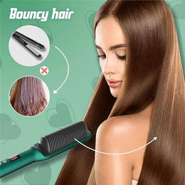 Hair Straight & Curly Comb Brush 5 Levels Heat